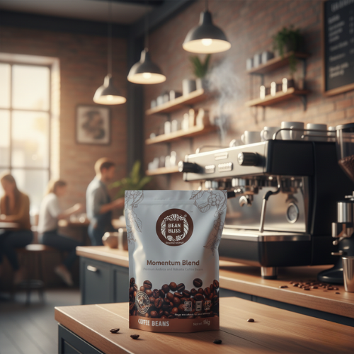 Bean Bliss Momentum Coffee Beans Blend: Smooth & Balanced Medium Roast for a Perfect Brew - Image 2