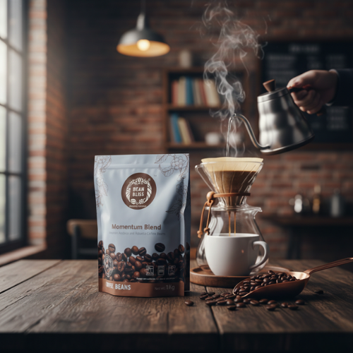 Bean Bliss Momentum Coffee Beans Blend: Smooth & Balanced Medium Roast for a Perfect Brew - Image 5