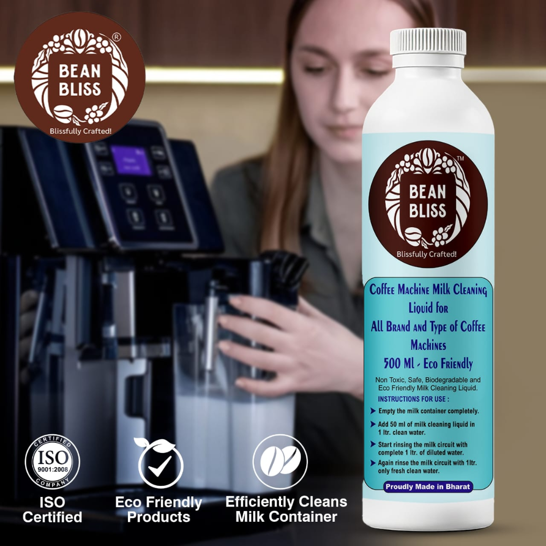 Bean Bliss Milk Cleaning Liquid 500ml – Eco-Friendly Cleaning Liquid for Coffee & Espresso Machines | Eliminates Milk Residue | Prevents Blockages | Boosts Performance & Machine Life - Image 2