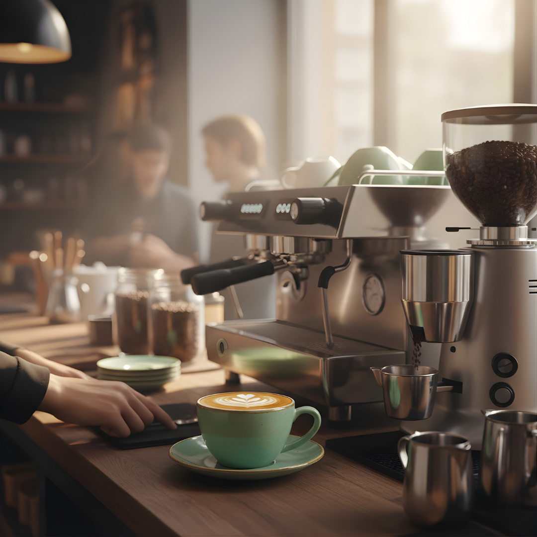 Bean Bliss 180ml Barista Friendly Mint Sparkle Stoneware Cappuccino and Latte Cup with Saucer – Microwave and Dishwasher Safe, Lead-Free – Set for Coffee Shop, Home, Office, Cafes, Restaurants - Image 4